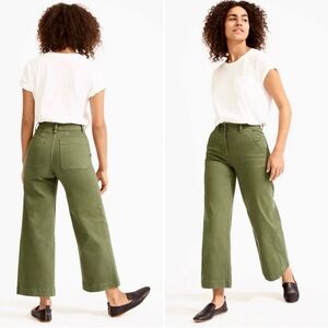 Everlane Cropped Wide Regular Pants Size 16